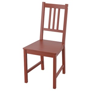 IKEA PINNTORP chair, red stained , IKEA Sale | 87306OHTA