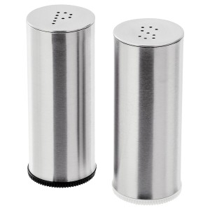 IKEA PLATS salt & pepper shaker, set of 2, stainless steel , IKEA Sale | 86734ICSB