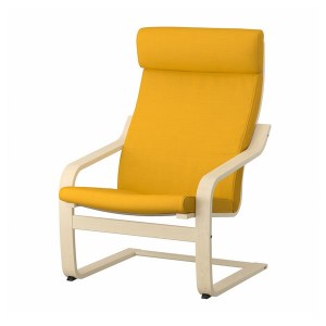 IKEA POÄNG armchair, birch veneer/Skiftebo yellow , IKEA Sale | 08274BUYF