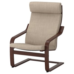 IKEA POÄNG armchair, brown/Hillared beige , IKEA Sale | 50291BTWO