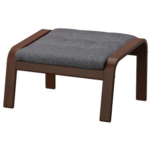 IKEA POÄNG ottoman, brown/Gunnared dark gray , IKEA Sale | 85240AKQZ