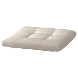 IKEA POÄNG ottoman cushion, Gunnared beige, 21 5/8x19 5/8 in , IKEA Sale | 91438TMFQ