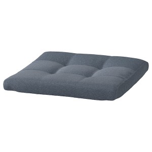 IKEA POÄNG ottoman cushion, Gunnared blue, 21 5/8x19 5/8 in , IKEA Sale | 75219FDNP