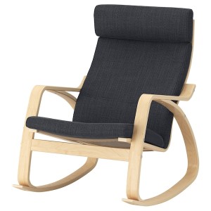 IKEA POÄNG rocking chair, birch veneer/Hillared anthracite , IKEA Sale | 13967PBJD