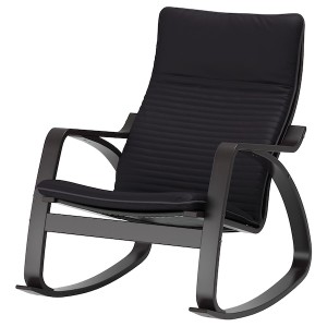 IKEA POÄNG rocking chair, black-brown/Knisa black , IKEA Sale | 20695SCNF