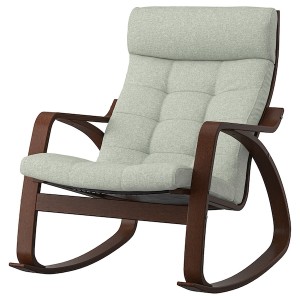 IKEA POÄNG rocking chair, brown/Gunnared light green , IKEA Sale | 85410TLCH