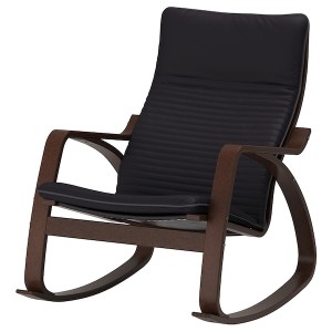 IKEA POÄNG rocking chair, brown/Knisa black , IKEA Sale | 31849ODEZ