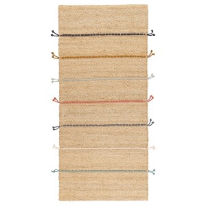 IKEA RAKLEV rug, flatwoven, handmade natural/multicolor, 2'4 inx5'3 in , IKEA Sale | 97502BXEL