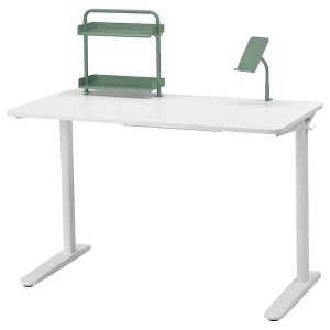 IKEA RELATERA desk combination, white/light gray-green, 46 1/8x23 5/8 in , IKEA Sale | 86037UDIO