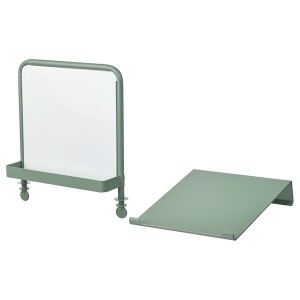 IKEA RELATERA writing board+whiteboard, set of 2, light gray-green , IKEA Sale | 45076DIPV