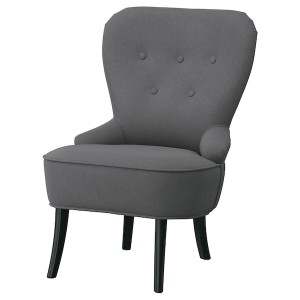 IKEA REMSTA armchair, Hakebo dark gray , IKEA Sale | 94712XNLK