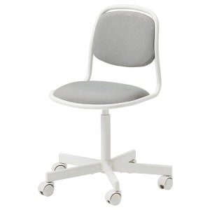 IKEA ÖRFJÄLL child's desk chair, white/Vissle light gray , IKEA Sale | 96531PDFB