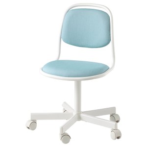 IKEA ÖRFJÄLL child's desk chair, white/Vissle blue/green , IKEA Sale | 58493UZBF