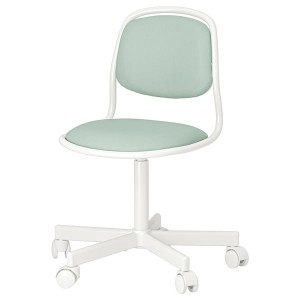 IKEA ÖRFJÄLL child's desk chair, white/Vissle light green , IKEA Sale | 68579HQKE