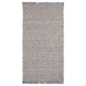 IKEA RÖRKÄR rug, flatwoven, black/natural, 2'7 inx4'11 in , IKEA Sale | 82350FJYP