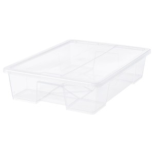 IKEA SAMLA box with lid, clear, 31x22 ½x7 in/15 gallon , IKEA Sale | 07359FOMS