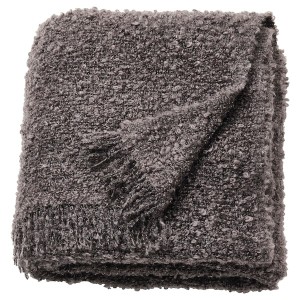 IKEA SANDBRODD throw, anthracite, 51x67 in , IKEA Sale | 37819SCRX