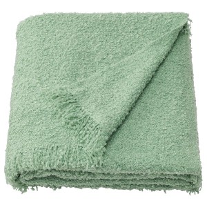 IKEA SANDBRODD throw, light green, 51x67 in , IKEA Sale | 24180OHRB