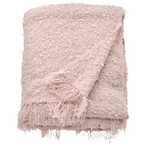 IKEA SANDBRODD throw, light pink, 51x67 in , IKEA Sale | 57106XHPA