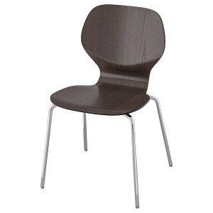 IKEA SIGTRYGG chair, dark brown/Sefast chrome plated , IKEA Sale | 78549OHFZ