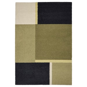 IKEA SKRIFTSPRÅK rug, low pile, beige-green/dark blue, 5'7 inx7'10 in , IKEA Sale | 13587GEIN