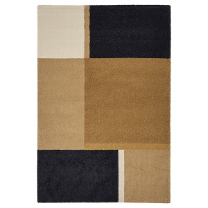 IKEA SKRIFTSPRÅK rug, low pile, yellow-brown/dark blue, 5'7 inx7'10 in , IKEA Sale | 62089YWNG