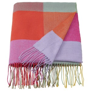 IKEA SKUGGBRÄKEN throw, multicolor/check pattern, 47x63 in , IKEA Sale | 03216EKPF