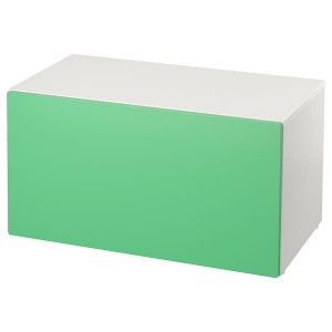 IKEA SMÅSTAD bench with toy storage, white/green, 35 3/8x20 1/2x18 7/8 in , IKEA Sale | 76029YAKM