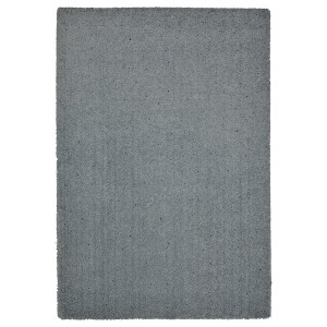 IKEA SPENTRUP rug, high pile, light gray-turquoise/dotted, 5'3 inx7'7 in , IKEA Sale | 86190MTUS