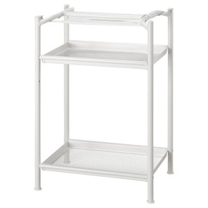 IKEA SPÄND table leg with storage, white , IKEA Sale | 10869KUFV