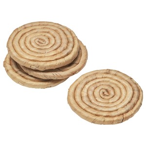 IKEA STAMSILL coaster, water hyacinth/sedge handmade, 4 in, 4 pack , IKEA Sale | 83546BHQC