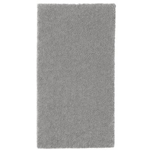 IKEA STOENSE Rug, low pile, medium gray, Length: 4 ' 11 in , IKEA Sale | 25739XPBQ