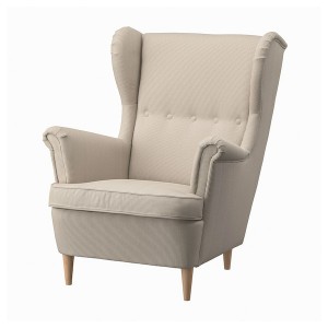 IKEA STRANDMON wing chair, Kelinge beige , IKEA Sale | 52176HPDS