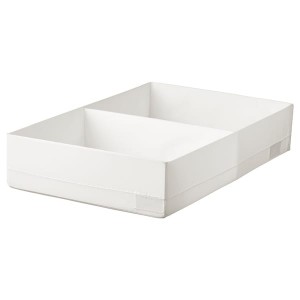 IKEA STUK box with compartments, white, 13 ½x20x4 in , IKEA Sale | 16405ODYM