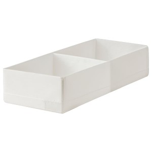 IKEA STUK box with compartments, white, 7 ¾x20x4 in , IKEA Sale | 31976IGPF