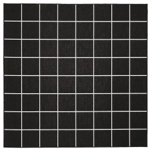 IKEA SVALLERUP rug flatwoven, in/outdoor, black/white, 6'7 inx6'7 in , IKEA Sale | 58109QYAS