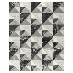 IKEA TILLFART rug, low pile, triangle/gray, 7'10 inx9'10 in , IKEA Sale | 82657CHPR