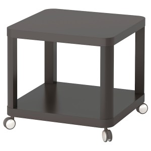 IKEA TINGBY Side table on casters, gray, 19 5/8x19 5/8 in , IKEA Sale | 46215JWYT