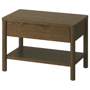 IKEA TONSTAD side table, brown stained oak veneer, 25 1/4x15 3/4 in , IKEA Sale | 06832SMBH