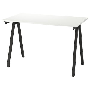 IKEA TROTTEN desk, white/anthracite, 47 1/4x27 1/2 in , IKEA Sale | 57238YAMK