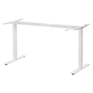 IKEA TROTTEN underframe sit/stand f table top, white, 47 1/4/63 in , IKEA Sale | 48390SFTD