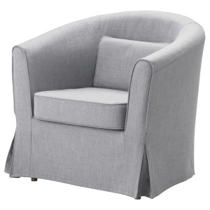 IKEA TULLSTA Chair cover, Nordvalla medium gray , IKEA Sale | 29354CEXV