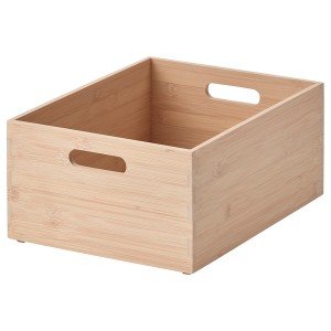 IKEA UPPDATERA storage box, light bamboo, 9 ½x12 ½x6 in , IKEA Sale | 87165LBQM