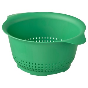 IKEA UPPFYLLD colander, bright green, 9 ½ in , IKEA Sale | 87045SZDG