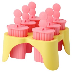 IKEA UPPFYLLD ice pop maker, pink/yellow, 6 pack , IKEA Sale | 50746GQFO