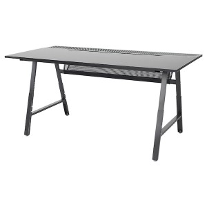 IKEA UTESPELARE gaming desk, black, 63x31 1/2 in , IKEA Sale | 84267OCXV