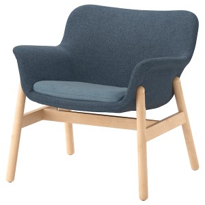 IKEA VEDBO armchair, Gunnared blue , IKEA Sale | 06574RVPY