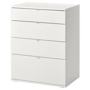 IKEA VIHALS 4-drawer chest, white/anchor/unlock function, 27 1/2x18 1/2x35 3/8 in , IKEA Sale | 78504FQSV