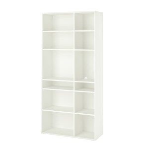 IKEA VIHALS shelving unit with 10 shelves, white, 37 3/8x14 5/8x78 3/4 in , IKEA Sale | 35819QNTD