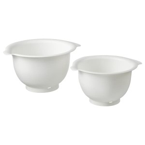 IKEA VISPAD mixing bowl, set of 2, white , IKEA Sale | 03658SOTH